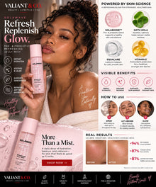 Valiant & Co. Solawave Refreshing Jelly Mist product details and benefits